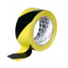 TESA Ruban adhésif PVC 150 jaune noir de marquage au sol, ruban d’avertissement, 33 m x 50 mm