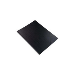 EXACOMPTA Carton à dessin avec élastiques vergé kraft Noir 45x32cm Noir