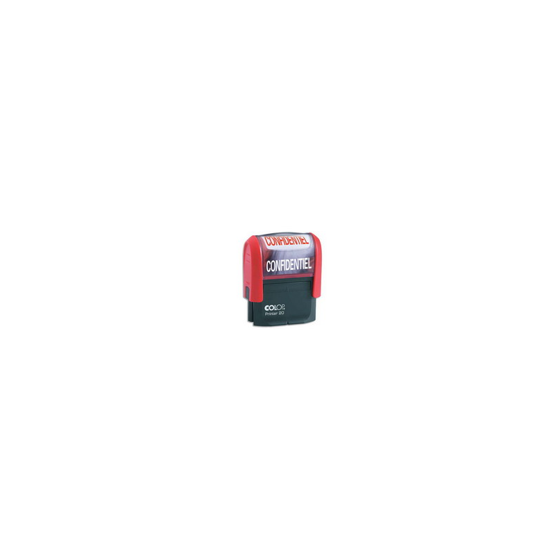 COLOP Timbre formule DUPLICATA - Printer 20 L à encrage automatique Rouge. Dim.empreinte 14x38mm