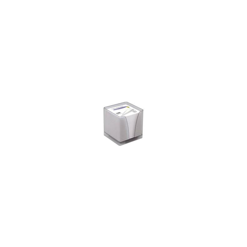 QUO VADIS Bloc cube Blanc 9x9x8cm 610 feuilles encollées 80g PEFC