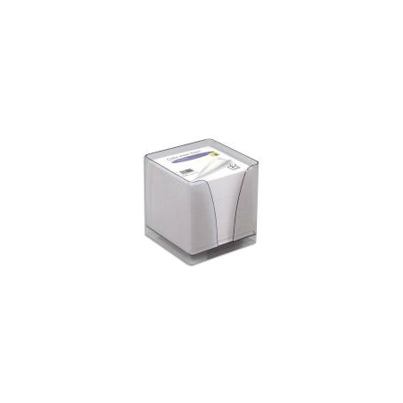 QUO VADIS Recharge bloc cube Blanc 9x9x7,5cm 590 feuilles mobiles 80g PEFC