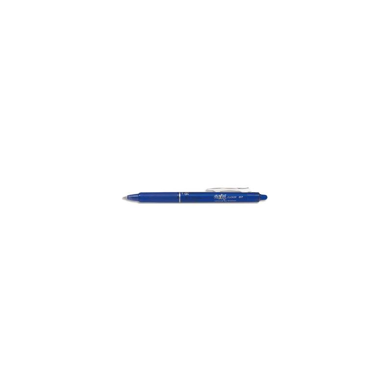 PILOT Stylo Roller FriXion Clicker rétractable, pointe moyenne Bleu
