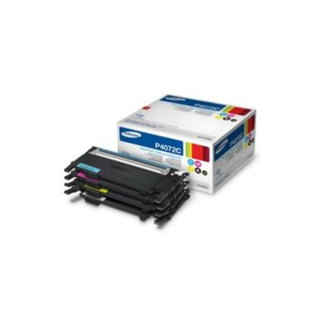 SAMSUNG Cartouche Laser pack 4 couleurs pour imprimante Laser couleur-CLT-P4072C