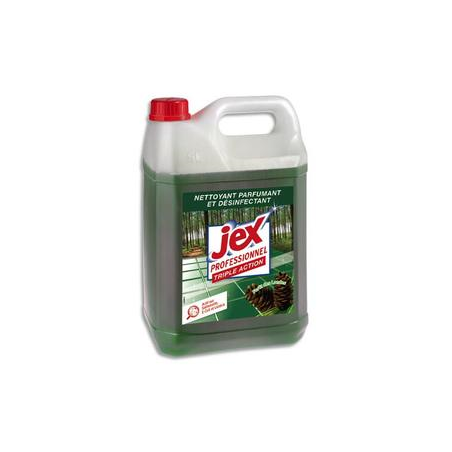 JEX PROFESSIONNEL Bidon de 5 litres désinfectant triple action multi-surfaces Forêt des Landes