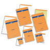 OXFORD Bloc de direction agrafé en tête 160 pages 80g lignées 21x32 Couverture Orange