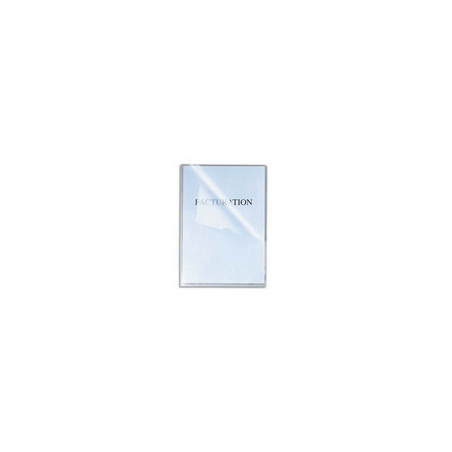 EXACOMPTA Boîte de 100 pochettes-coin incolore stop-doc en polypropylène 11/100e