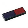 COLOP Boîte 5 recharges E/12 pour appareils S110/S120/S160. Bicolore Bleu et Rouge