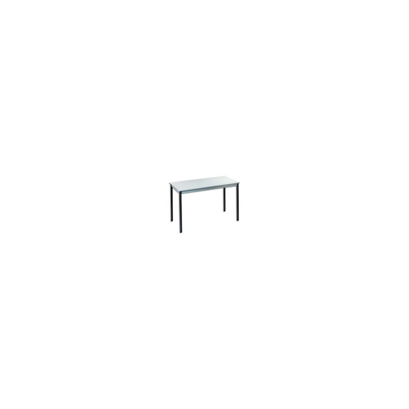 SODEMATUB Table polyvalente rectangulaire 120 x 60 cm Gris/Gris