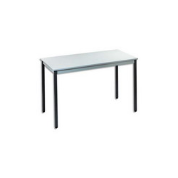 SODEMATUB Table polyvalente rectangulaire 140 x 70 cm Gris/Gris