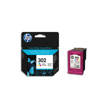 HP Pack de 3 cartouches Jet d'encre couleur 302XL F6U67AE