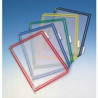 TARIFOLD Paquet de 10 poches pour pupitre - Format A4 en PVC, coloris assortis