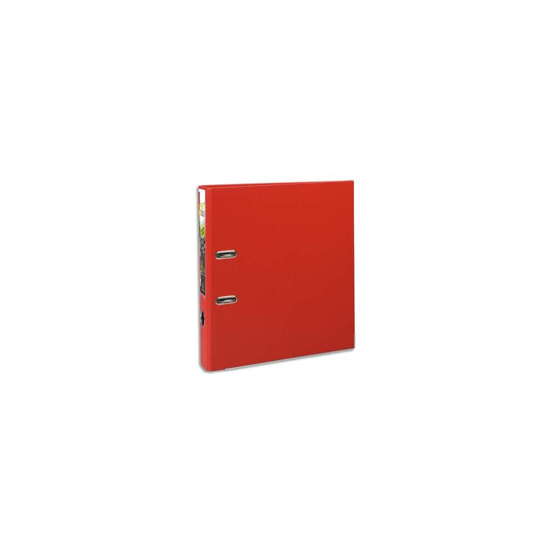 EXACOMPTA Classeur à levier en polypro PREMTOUCH dos de 8cm, coloris Rouge