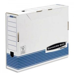 FELLOWES boîte à archives format A3 , dos de 10cm, en carton ondulé recouvert de kraft blanc