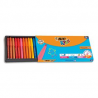 BIC Pochette 24 feutres de coloriage VISACOLOR. Pointe extra-large. Coloris assortis