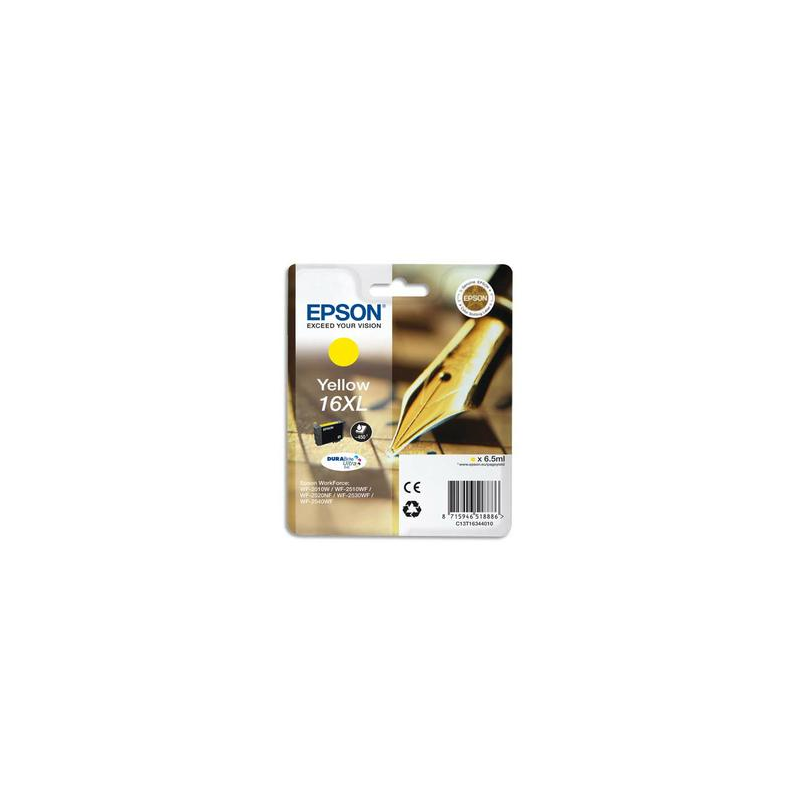 EPSON Cartouche Jet d'encre Jaune XL C13T16344010