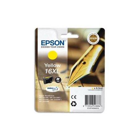 EPSON Cartouche Jet d'encre Jaune XL C13T16344010