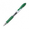 PILOT Stylo à bille pointe fine rétractable encre gel Verte corps plastique avec grip caoutchouc G2