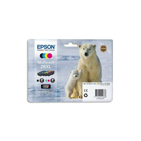 EPSON Multipack XL 4 couleurs C13T26364010