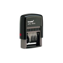 TRODAT Numéroteur 6 bandes - Printy 4846 à encrage automatique. Hauteur caractères 4mm