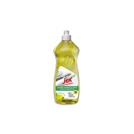 JEX PROFESSIONNEL Flacon d'1 Litre de Liquide vaisselle doux pour les mains parfum citron