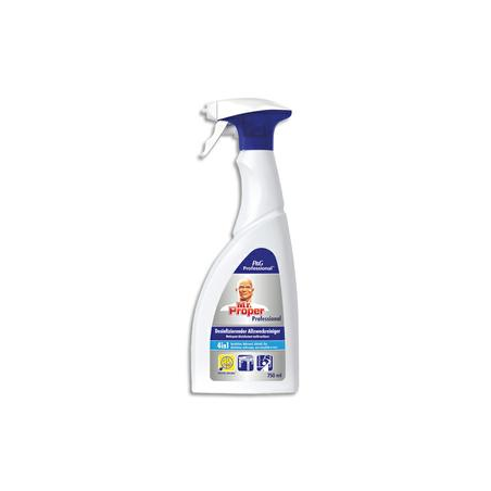 MR PROPRE Spray 750ml 4en1 Antibactéria pour sanitaires Désinfecte, Désodorise parfum frais, Sans rinçage