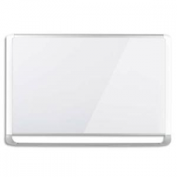 BI-OFFICE Tableau Blanc Mastervision surface en acier émaillée, magnétique, auget, Format : L120 x H90 cm