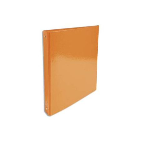 EXACOMPTA Classeur 4 anneaux 30mm IDERAMA en carte 18/10ème. Dos 4 cm, format A4. Coloris Orange
