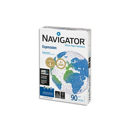 NAVIGATOR Ramette 500 feuilles papier extra Blanc Navigator Expression A4 90G CIE 169