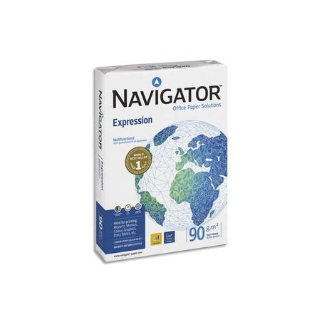 NAVIGATOR Ramette 500 feuilles papier extra Blanc Navigator Expression A3 90G CIE 169