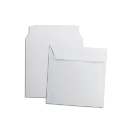 GPV Boîte de 500 enveloppes carrées Blanches 220 x 220 mm 120 g auto-adhesives 4754