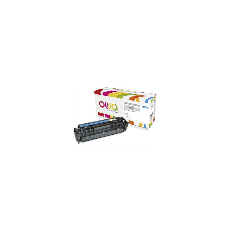 OWA Cartouche compatible Laser Cyan HP CF381A K15750OW