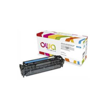 OWA Cartouche compatible Laser Cyan HP CF381A K15750OW