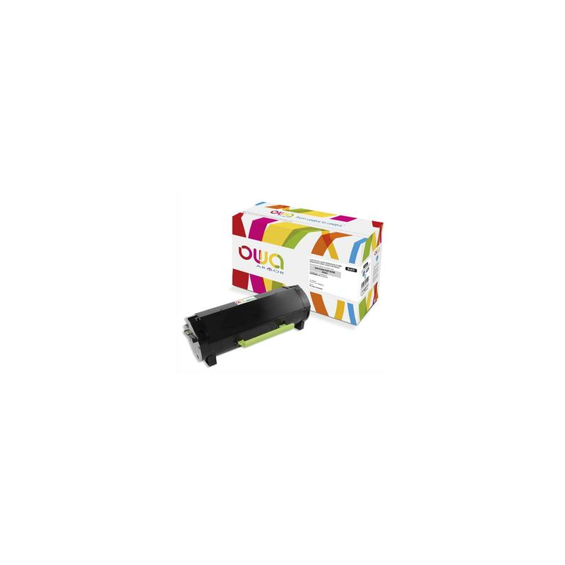 OWA Cartouche compatible Laser Noir LEXMARK 50F2U00 K15639OW