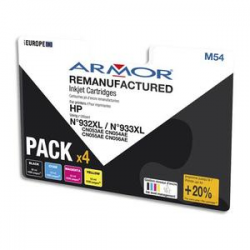 ARMOR Pack Jet d'encre compatible HP CN053AE BCMY B10306R1
