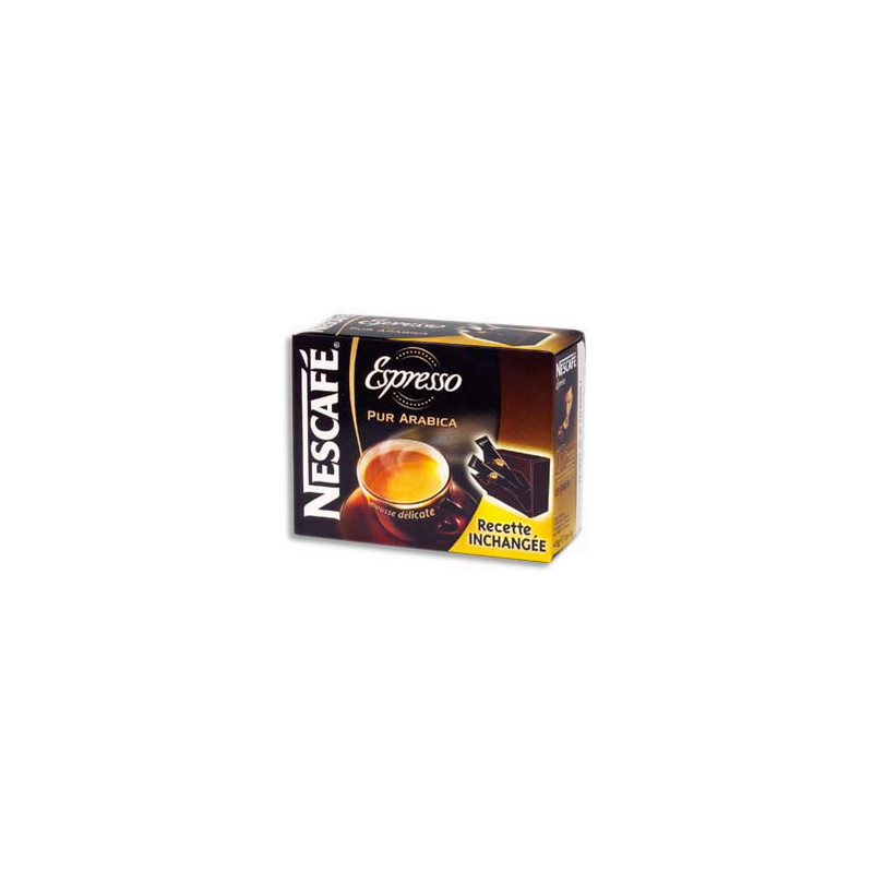 NESCAFE Boîte de 25 sticks de café instantané pur Arabica Espresso