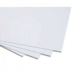 CLAIREFONTAINE Cartons Blancs et bristol carton contrecollé 1 face 50x65 cm médium 600g