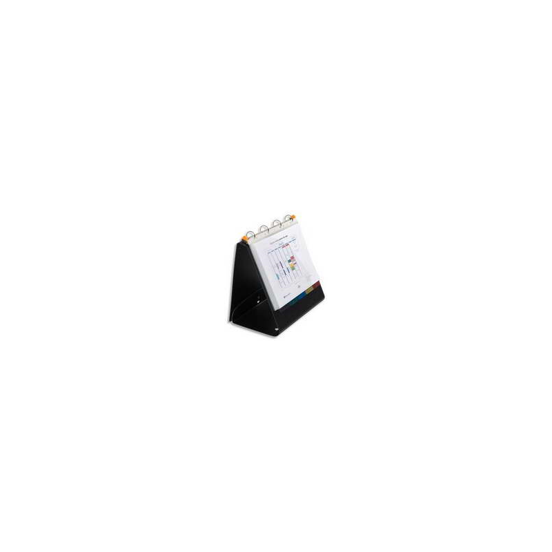 EXACOMPTA Classeur chevalet EXASHOW Noir. Format A4 paysage/horizontal. Pochette 706156