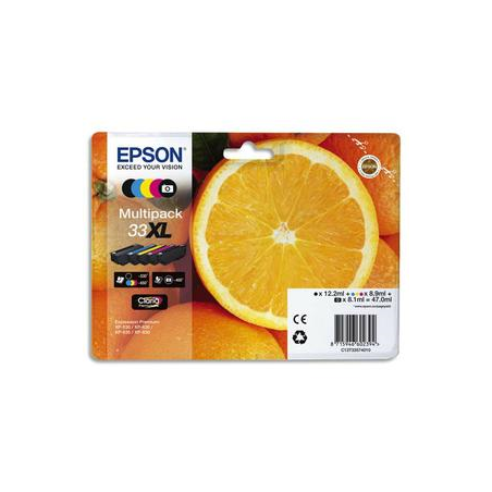 EPSON Multipack Jet d'encre XL Orange C13T33574010/11