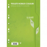 CALLIGRAPHE Copies simples Vert perf 2 trous 80g 100 pages grands carreaux Séyès format A4. Film-CAL 7000