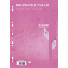 CALLIGRAPHE Copies simples Rose perf 2 trous 80g 100 pages grands carreaux Séyès format A4. Film-CAL 7000