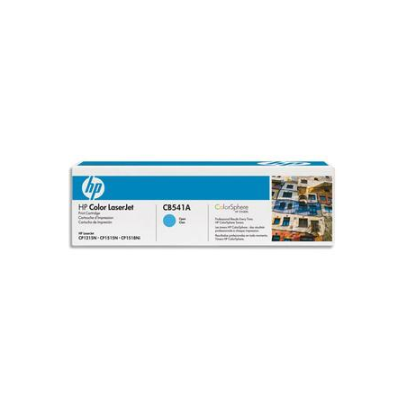 HP Cartouche Laser Cyan CB541A