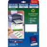 AVERY Paquet de 75 cartes de correspondance mate Laser 220g format 210x99mm Quick&Clean