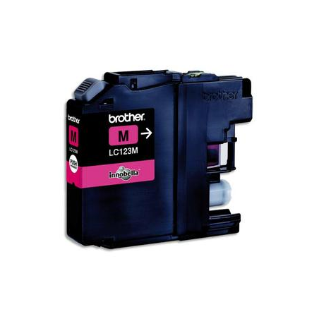 BROTHER Cartouche Jet d'encre Magenta LC123M