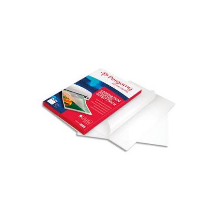 PERGAMY Boîte de 100 pochettes de plastification 2x75 microns A4 900136
