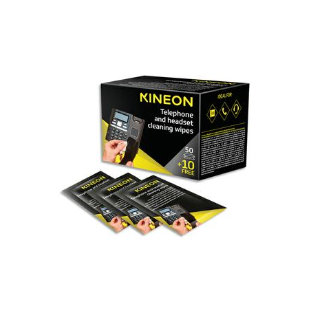 KINEON Cleaning Sachets for Téléphone 60 u. (50 units + 10 units for free).