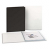 PERGAMY Protege documents personnalisable en polypropylene Noir 80 vues