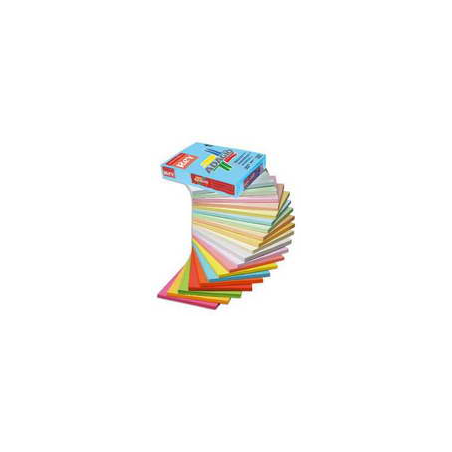 INAPA Ramette 500 feuilles papier couleur pastel ADAGIO canari pastel A4 80g