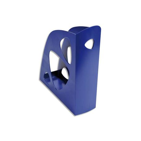 Porte-revues ECO en polystyrène, Bleu - Dos 7,7 cm, H25,7 x P24,8 cm