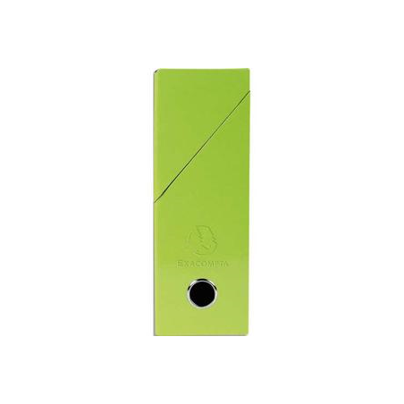 EXACOMPTA Boîte de transfert Iderama, carte lustrée pelliculée, dos 9,5 cm, 34x26 cm, coloris Vert