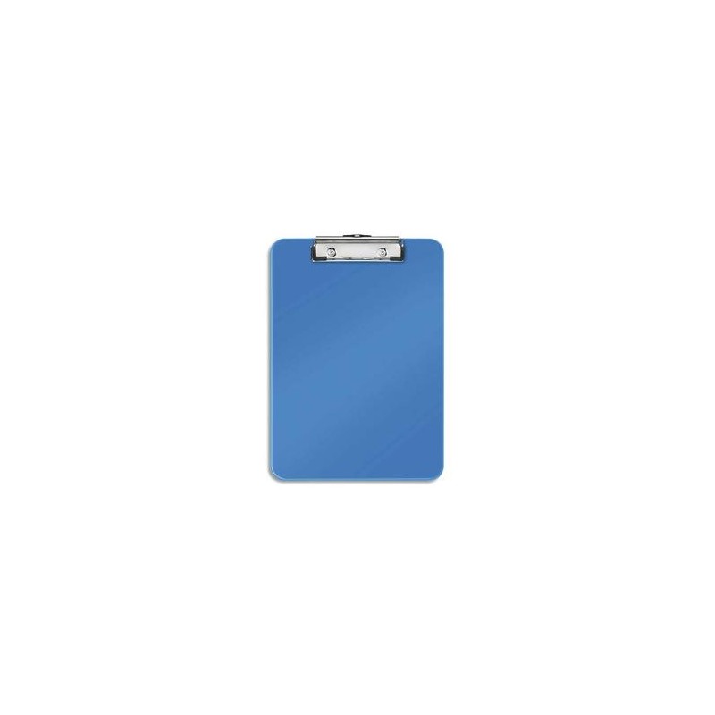 LEITZ Porte-blocs A4 Bleu, crochet de suspension, capacité 75 feuilles - Dim : L22,8 x H1,7 x P32 cm